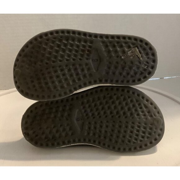 First Steps by Stepping Stones Slip On Garden Clogs Shoes Toddler 6 Gray White - Picture 5 of 7